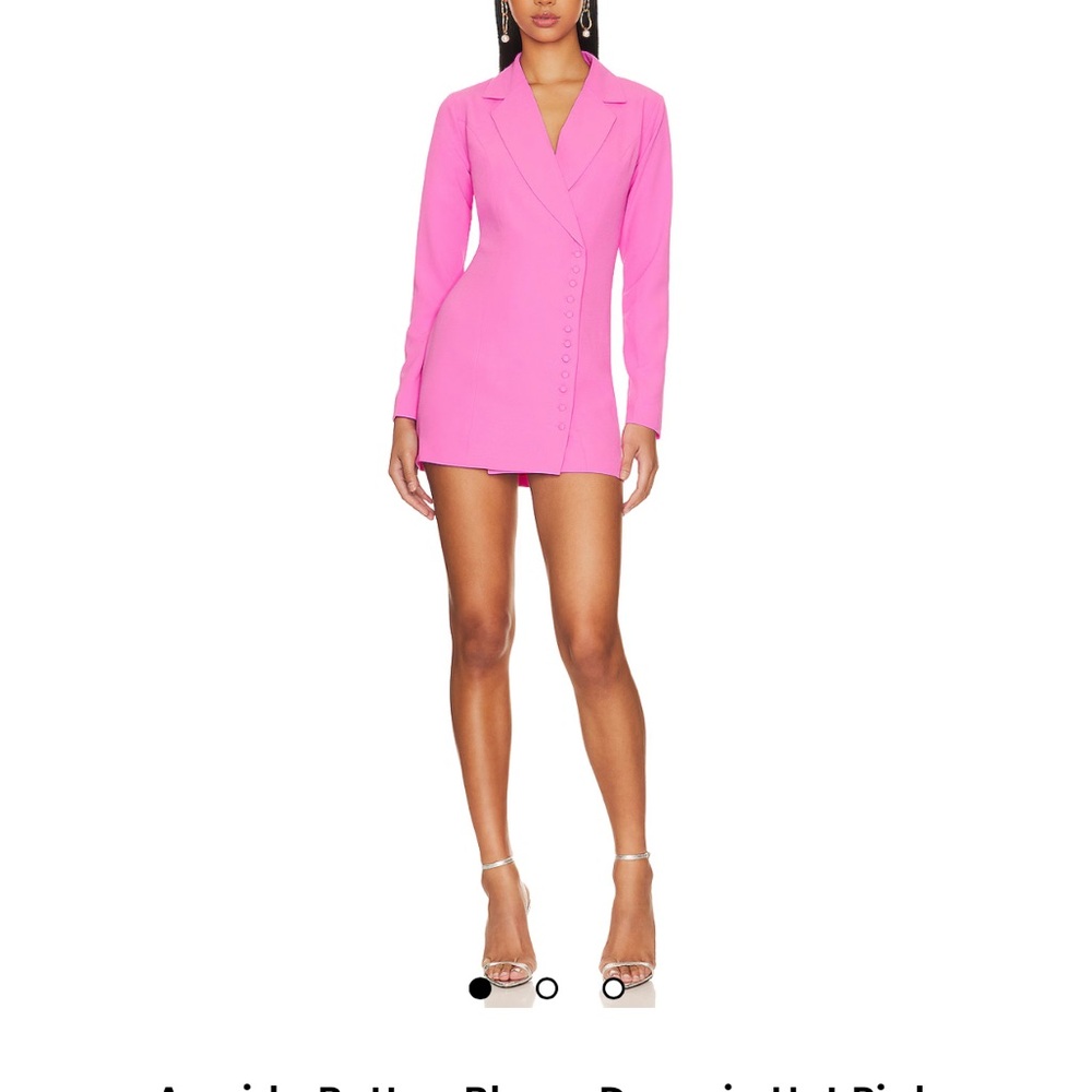 Elegant Superdown Pink Blazer Dress from Revolve